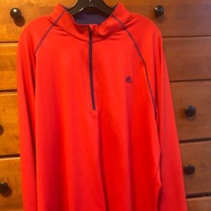 Long sleeve 1/4 zip Adidas golf pullover XL